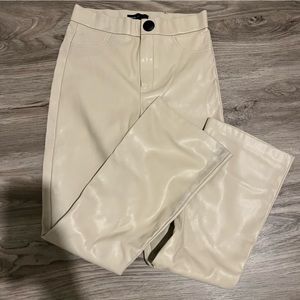 Zara Faux Leather Pants